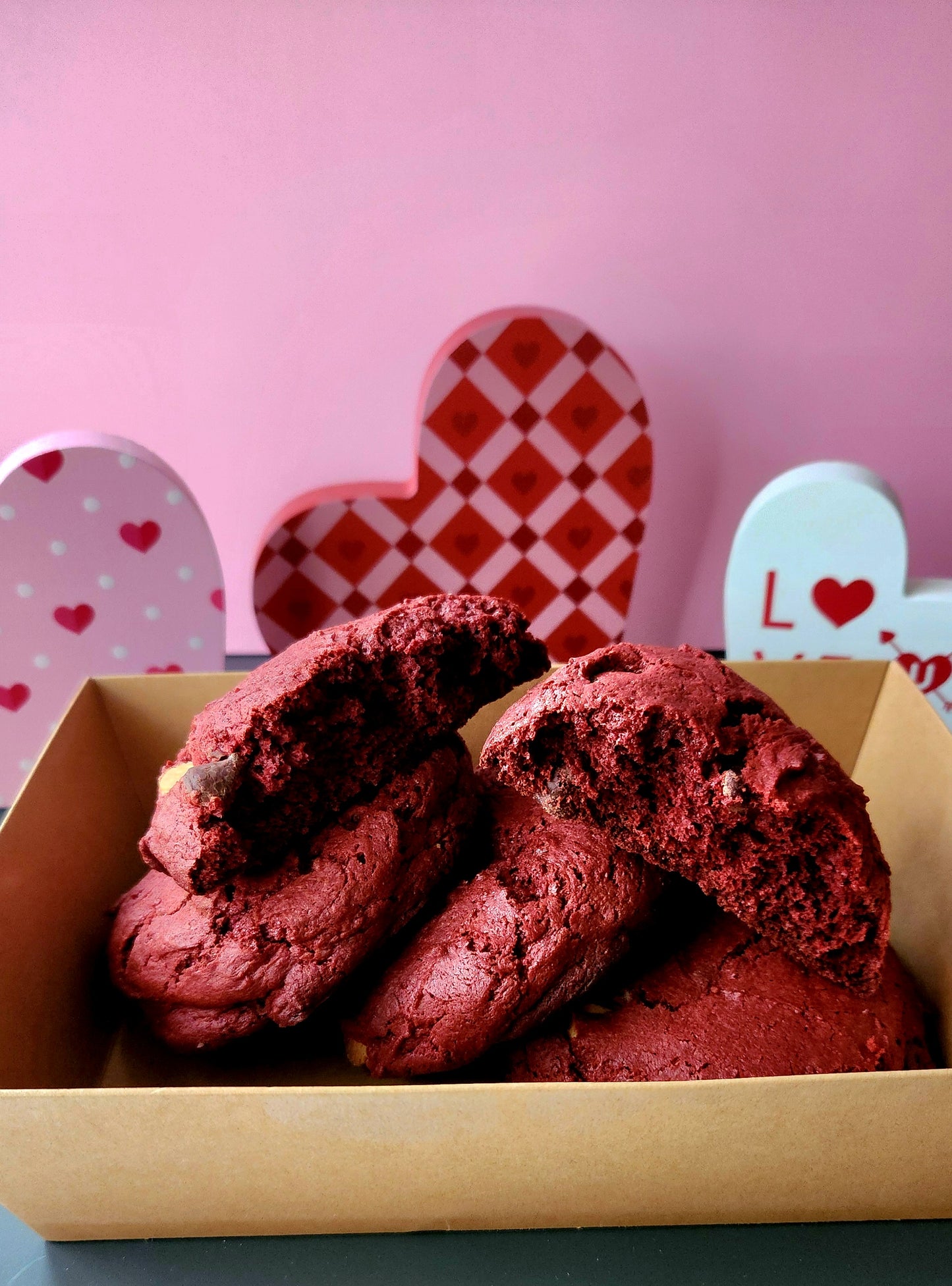 Red Velvet Cookie Box